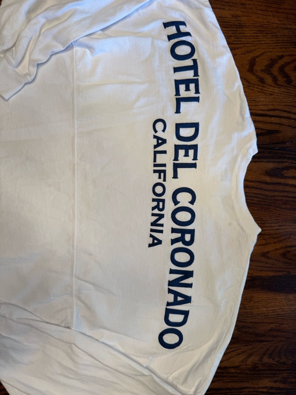 Hotel Del Coronado California White Crewneck Sweater - Picture 2 of 13